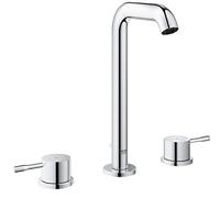 Grohe 20299001 Essence New Batteria a 3 Fori per Lavabo, Taglia L, Cromo