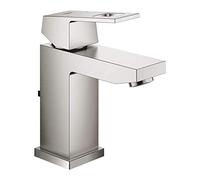 Miscelatore Monocomando Lavabo Grohe Eurocube Dimensione S 185x390mm Supersteel