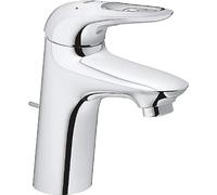 Grohe 23374003 Eurostyle New Miscelatore Monocomando per Lavabo, Leva Aperta, Cromo, Taglia S