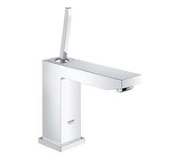 Grohe 23658000 Eurocube Joy Miscelatore Monocomando per Lavabo, Taglia M, senza Astina a Saltarello, Cromo