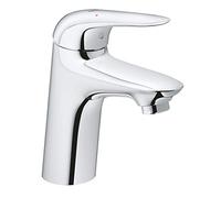 Grohe 23715003 Eurostyle New Miscelatore Monocomando per Lavabo, Cromo, S | Leva Aperta