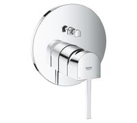 Grohe Plus miscelatore monocomando vasca doccia con deviatore a 2 vie, finitura cromo - 24060003