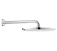 Grohe 26066000 Set Soffione Doccia a Parete, Cromo, 380 mm, Cromo