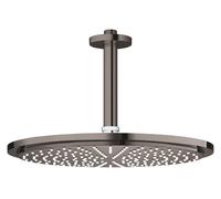 Grohe Rainshower soffione doccia con braccio 31x31 cm rotonda Hard Graphite 26067A00