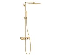 Grohe 26508GL0 Euphoria SmartControl System 310 Cube Duo sistema doccia a parete, colore oro lucido