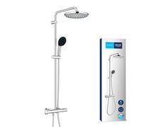 Grohe 26677001 QuickFix Vitalio Start System 250 sistema doccia a parete con miscelatore termostatico, cromo