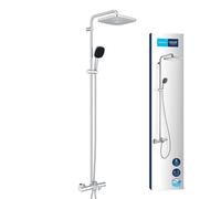 Grohe Vitalio Comfort set per vasca e doccia a parete con termostato con soffione StarLight Chrome 26984001