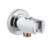 Grohe 28679000 Relexa curva presa acqua con supporto, colore cromo lucido
