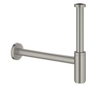 GROHE 28912MS0 Sifone per Bottiglie, 1 1/4", Acciaio Satinato