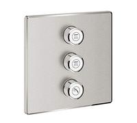 Grohe Grohtherm SmartControl - Rubinetto ad incasso per 3 utenze, supersteel 29127DC0