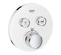 GROHE 29160LS0 Grohtherm Smartcontrol - Rivestimento termostatico a doppia funzione con modulo di controllo, colore: Bianco luna
