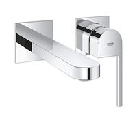 Miscelatore per lavabo a 2 fori GROHE Plus, senza scarico a scomparsa, sporgenza 203 mm, cromato