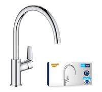 Grohe Start Edge rubinetto da cucina, orientabile, 30529001, Start Edge cromo [Rubinetti da Cucina]