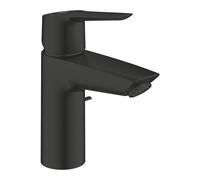 Grohe 311372432 QuickFix Start miscelatore lavabo, taglia S, con piletta scarico a tirante e tecnologia risparmio energetico, finitura nero opaco