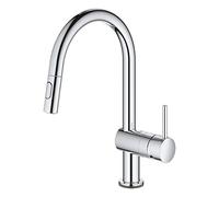 Grohe 31358002 Minta Touch Rubinetto Miscelatore Monocomando Elettronico, Bocca C, Elektronische Batterie, Cromo