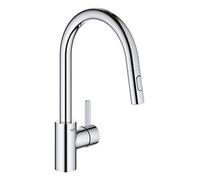 Grohe Eurosmart Cosmopolitan - Miscelatore per lavello con doccetta estraibile, cromato 31481001