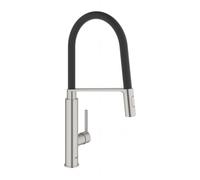 Grohe 31489DC0 Feel miscelatore cucina con doccetta professionale a 2 getti, finitura supersteel spazzolato