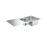 Grohe K500 lavello da cucina, 31572SD1, 60-S 97/50 1.5 rev K500 acciaio inox satinato [Lavelli da Cucina > per Base Sottolavello a partire da 60 cm]