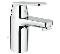 Grohe 32825000 Miscelatore Monocomando per Lavabo Eurosmart con scarico a saltarello, Standard,Cromo, S