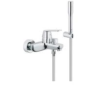 Grohe Eurosmart Cosmopolitan Mitigeur monocommandé pour bain, montage apparent, saillie 163mm, avec ensemble de douche, 32832000, 32832000