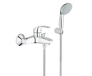 Grohe 33302002 Eurosmart Miscelatore Monocomando per Vasca-Doccia, Cromo [Vecchio Modello]