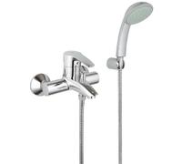 GROHE EUROSTYLE - MISCELATORE MONOCOMANDO VASCA DOCCIA CROMATO CON DEVIATORE - 33592001