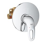 Grohe 33635003 Eurostyle New, Miscelatore Monocomando per Doccia, Leva Aperta, Cromo