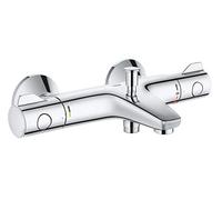 Grohe 34569000 Grohtherm 800 Miscelatore Termostatico per Vasca/doccia, da Parete [Vecchio Modello], Argento