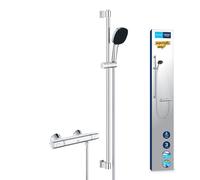 Grohe Precision Trend termostatico, 34855003, Precision Trend; Grohtherm cromo/nero [Rubinetteria Bagno > Rubinetteria Vasca e Doccia]
