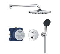 Grohe Precision sistema doccia, termostatico, 34883000, Precision; Grohtherm cromo/nero [Rubinetteria Bagno > Sistemi Doccia]