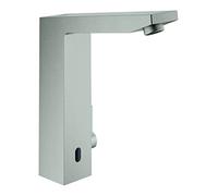 GROHE 36441DC0 Eurocube Miscelatore Elettronico per Lavabo, SuperSteel | Comando ad Infrarossi, Limitatore di Temperatura Regolabile