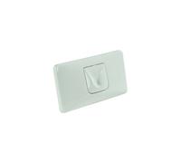 GROHE 37054SH0 PLACCA DI COMANDO COLANI BIANCA PER CASSETTA DI SCARICO WC AD INCASSO