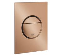 Grohe Azionamento a doppio scarico per valvola di caduta pneumatica, con staffe incluse, serie Nova Cosmopolitan, 13 x 0,5 x 17,2 cm, colore oro spazzolato (Referenza: 37601DL0)