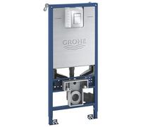 Grohe Rapid SLX elemento incasso A: 113 cm, con placca di comando, per WC a parete, 39603000, Rapid SLX [Elementi ad Incasso > per WC e Bidet]