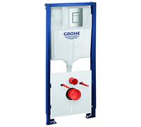 Grohe Solido elemento incasso A: 113 cm, con placca di comando, per WC a parete, 39930000, Solido [Elementi ad Incasso > per WC e Bidet]