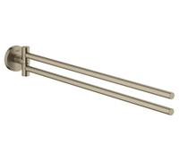 Grohe 40371EN1 Porta Salviette Doppio, Brushed Nickel