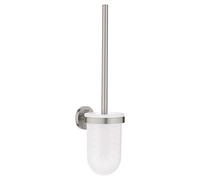 Grohe Essentials portascopino completo, montaggio a parete, finitura supersteel - 40374DC1