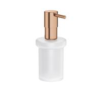 Grohe Essentials dispenser per sapone, 40394DA1, Essentials; Essentials Cube; Essentials Authentic; BauCosmopolitan warm sunset/satinato [Accessori Bagno > Accessori per Accessori Bagno]