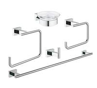 Grohe, 40758001, Essentials Cube, Accessori per il bagno, Cromato (Chrom)