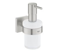 Grohe 41098DC0 Start Cube dispenser sapone con supporto, finitura supersteel