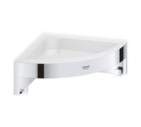 Grohe 41106000 Start Cube cestino portaoggetti angolare per doccia, finitura cromo lucido