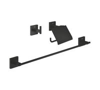 Grohe Start Cube set accessori bagno, 411242430, Start Cube nero opaco [Accessori Bagno > Set di accessori da bagno]