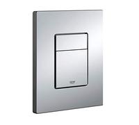 Grohe 42371000-Piastra di Copertura con Pulsante a Pressione, cromata, Taglia Unica