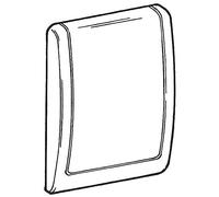 Grohe 43177SH0 Piastra di Azionamento per Cassette di Risciacquo Ad Incasso, Bianco