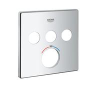 Grohe 49042000 rosone squadrato 158x158 mm per miscelatore termostatico a 3 vie Grohtherm SmartControl 29126000, colore cromo