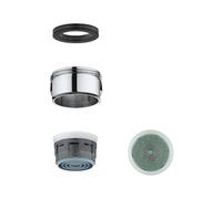 Grohe aeratore, filettatura maschio, M24x1, 48159000, Universal cromo [Rubinetteria Bagno > Ricambi Rubinetteria Bagno]
