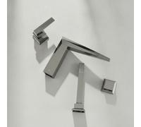 Grohe Allure Brilliant Miscelatore monocomando bordo vasca a 4 fori Antracite, 2