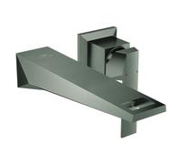 Grohe Allure Brilliant Mitigeur lavabo 2 trous, saillie 210mm, montage mural, kit de finition pour corps d'encastrement, 29403AL0, 29403AL0, Colorazione: grafite dura spazzolata