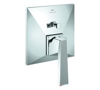 Grohe Allure Brilliant Private Collection Mitigeur monocommandé pour bain, structure moletée, montage encastré, 24425000, 24425000, Colorazione: cromo