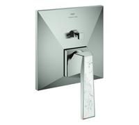 Grohe Allure Brilliant Private Collection Mitigeur monocommandé pour bain, White Attica Ceasarstone, montage encastré, 24426DC0, 24426DC0, Colorazione: super acciaio